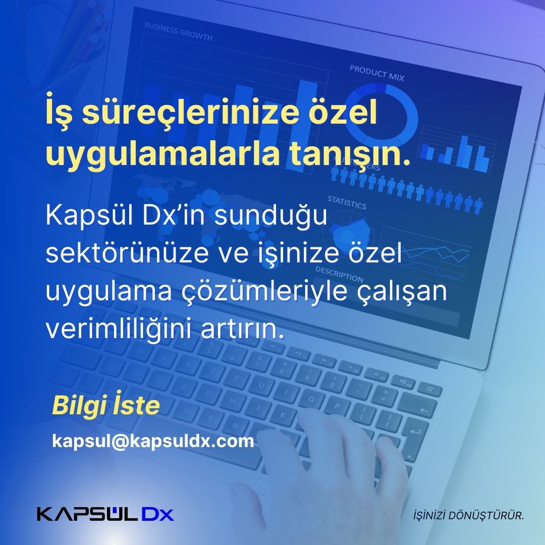 🌐 Kapsül Dx olarak iş süreçlerinize özel uygulamalarla verimliliğinizi artırmanıza ve müşteri memnuniyetinizi en üst seviyeye çıkarmanıza yardımcı oluyoruz.

Detaylı bilgi ve çözümler için hemen iletişime geçin! 
🚀 bit.ly/3OE4egb

#KapsülDx #İşiniziDönüştürür #Denizli