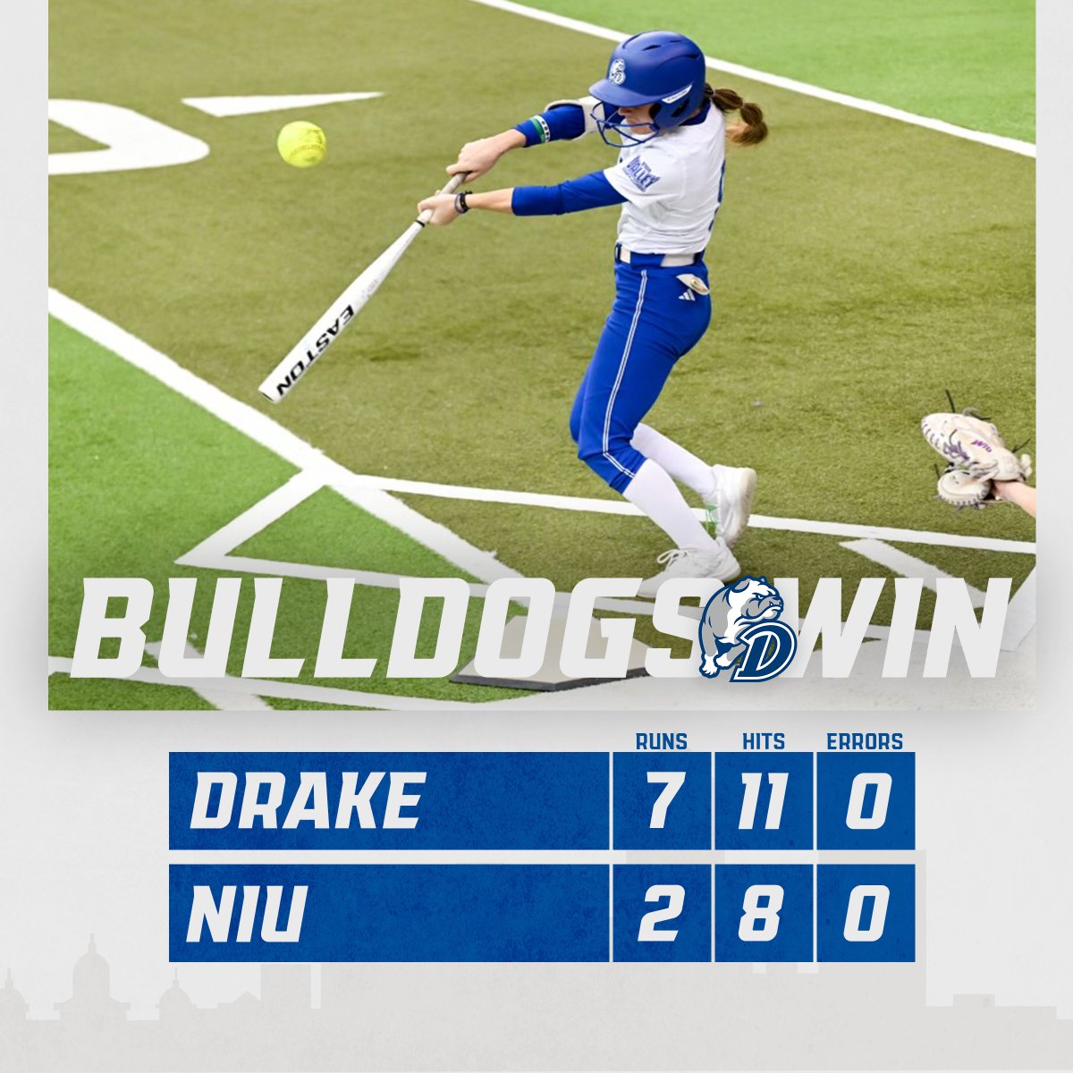 𝐁𝐔𝐋𝐋𝐃𝐎𝐆𝐒 𝐖𝐈𝐍

Lewis | 2-4, 3RBI, 2R
Dighton | 2-3, RBI, R, BB
Martin | 2-4, RBI, R

#DSMHometownTeam
