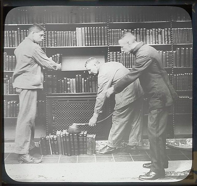 Just to let all of our wonderful visitors and researchers know, the Angus Library and Archive will be closed to all visitors and enquirers from the 6th of March to the 9th of April while we get on with some essential housekeeping tasks, including a bit of dusting.