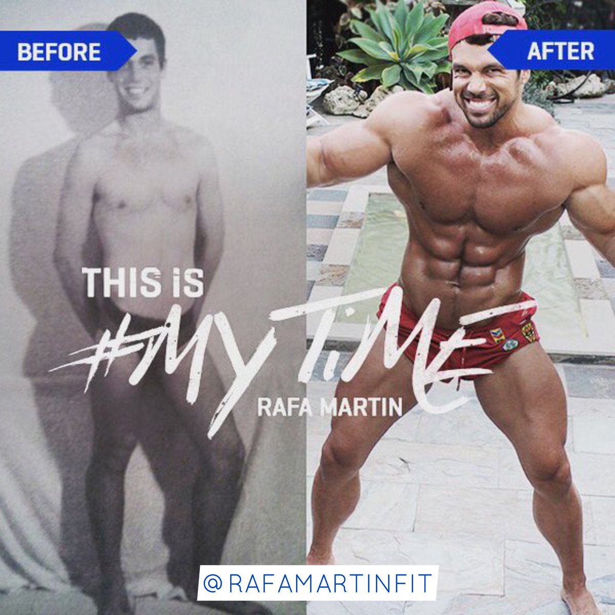 RafaMartinFit's tweet photo. 🇪🇸 Es alucinante 😀 la capacidad de 💪🏼 cambio que tiene el cuerpo humano.
🇬🇧 The capacity 😱 for change that the 👌🏼human body has is amazing.
#rafamartin #beforeafter https://t.co/hZcqrBgew4