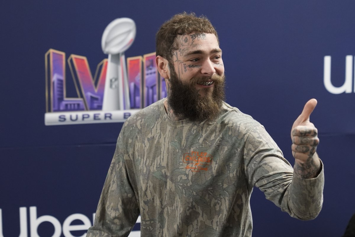 NFL (@nfl) on Twitter photo .<a href="/PostMalone/">Post Malone</a> has arrived to sing "America the Beautiful" pregame 🔥
📺: #SBLVIII – 6:30pm ET on CBS
📱: Stream on #NFLPlus .<a href="/PostMalone/">Post Malone</a> has arrived to sing "America the Beautiful" pregame 🔥
📺: #SBLVIII – 6:30pm ET on CBS
📱: Stream on #NFLPlus