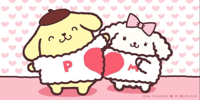 sanriodaily's tweet photo. pompompurin and macaroon 💫 https://t.co/3vLVugpM03