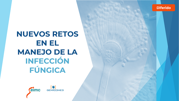 SEIMC_'s tweet photo. 🟢Disponible ahora en diferido [▶️⏸️], webinar @gemicomed  "Nuevos retos en el manejo de la infección fúngica" :
 📅 Disponible hasta el 5 de agosto  
📍Campus @SEIMC_ 

📚📝Programa/inscripciones 👇
https://t.co/chqXnjoQpP https://t.co/22Hk3bITDJ