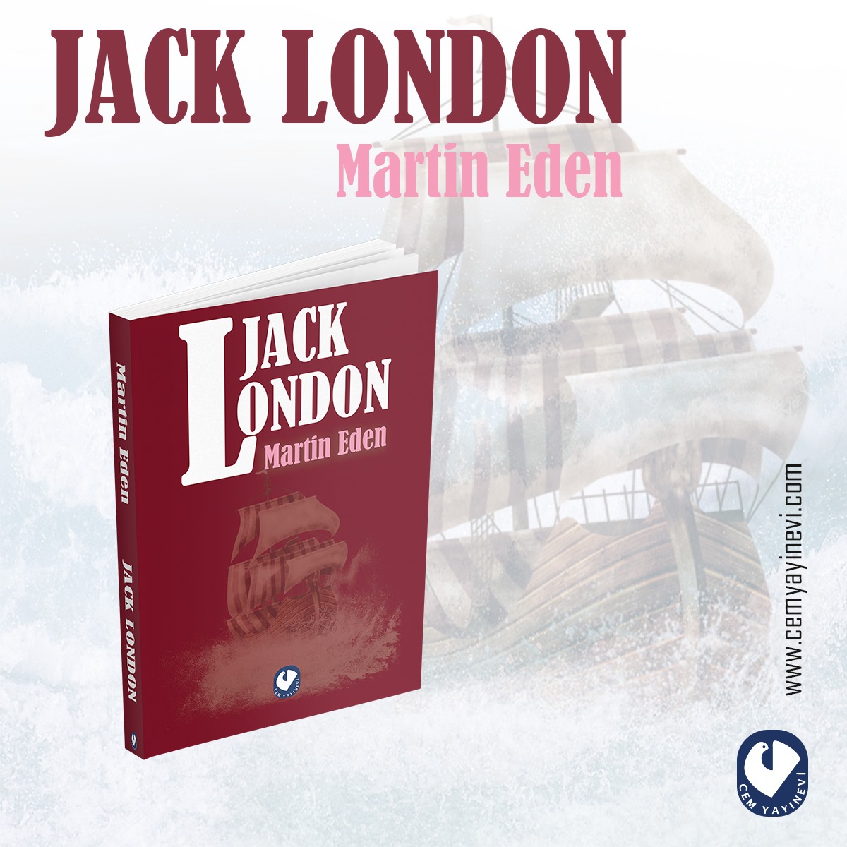 Cem Yayınevi, ünlü yazar Jack London’un (1876-1916) tüm dünyada olduğu gibi Türkiye’de de olağanüstü ilgiyle karşılanan eserlerini okurlarına toplu olarak sunuyor. Jack London’un roman, öykü, deneme ve anı kitapla-rından oluşan bu toplamda,