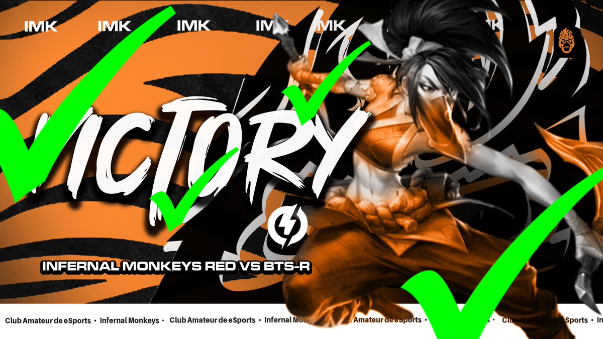 Destiny_Spsjbi's tweet photo. 🏆League Of Legends🏆
El equipo rojo consigue la victoria y se clasifica para los playoffs de ascenso. Lucharemos para subir a 3a división. Vamos con todo!
#GoIMK🐒🔥 https://t.co/HircchKt96