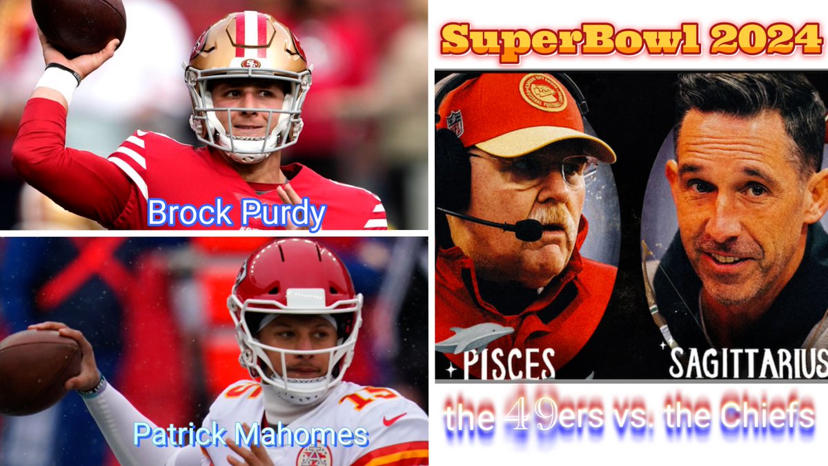 What's the #astrology forecast for #SuperBowl2024 coaches #AndyReid & #KyleShanahan? #AndreaMallis, “sports astrologer” & lover of the game, who predicted the #49ers 2024 NFC championship victory, weighs in on the 49ers vs the #Chiefs match up bit.ly/3SDXQGC #football