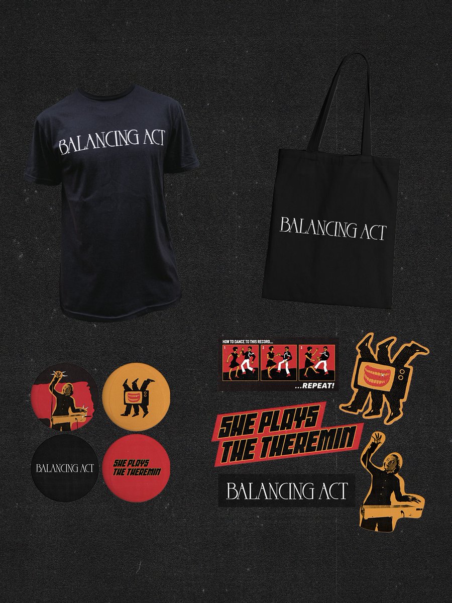 Only 5 days until ‘She Plays The Theremin’ is out! All the postcards and stickers are now gone, but keep sending us screenshots of your pre-saves for a chance to win this merch bundle x awal.ffm.to/sheplaysthethe…