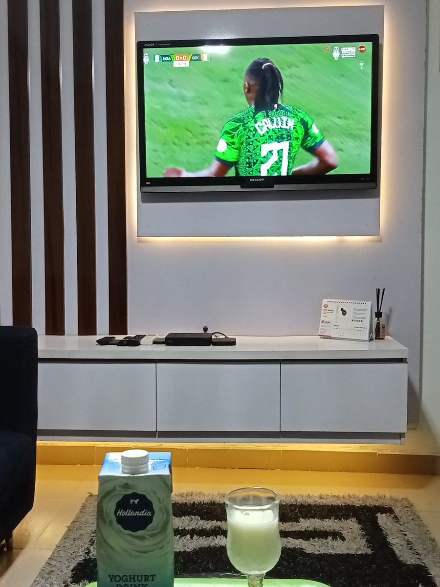 dlect19's tweet photo. Enjoying @hollandia_ng yoghurt drink while Watching the #AFCONFinal final. Up #Nigerian Up #SuperEagles https://t.co/cM9LBtEono