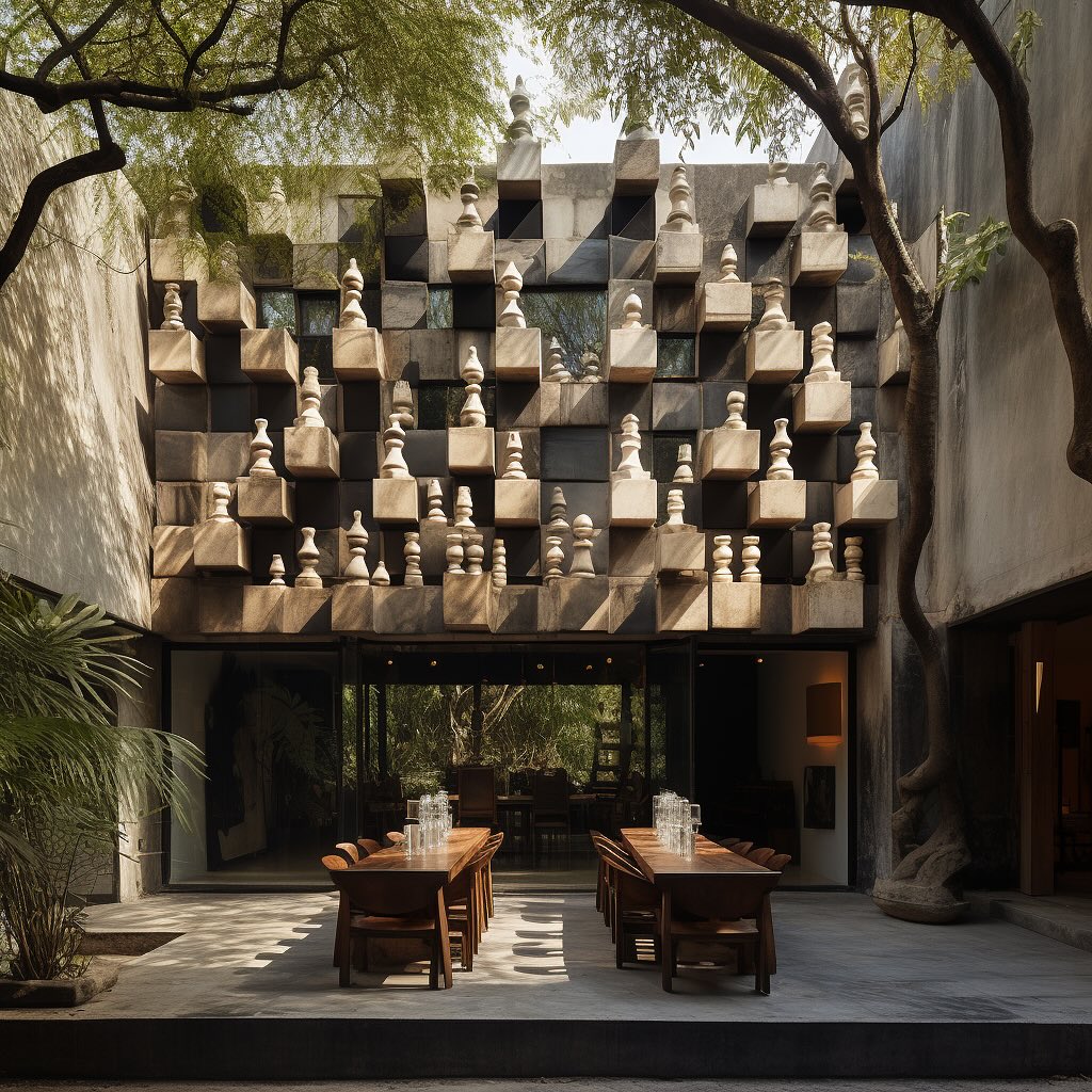 Tiwel_Spain's tweet image. ♟️ Vemos #peones por todas partes. ¡Impresionantes espacios de otro mundo!

#pawns #piezasajedrez #chessgame #chessarchitecture #surrealspaces #imaginary #architecture #tiwel