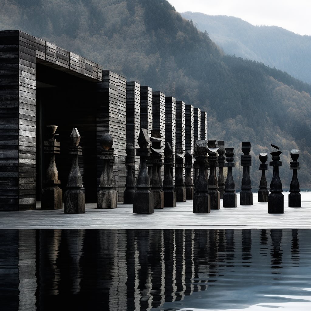 Tiwel_Spain's tweet image. ♟️ Vemos #peones por todas partes. ¡Impresionantes espacios de otro mundo!

#pawns #piezasajedrez #chessgame #chessarchitecture #surrealspaces #imaginary #architecture #tiwel