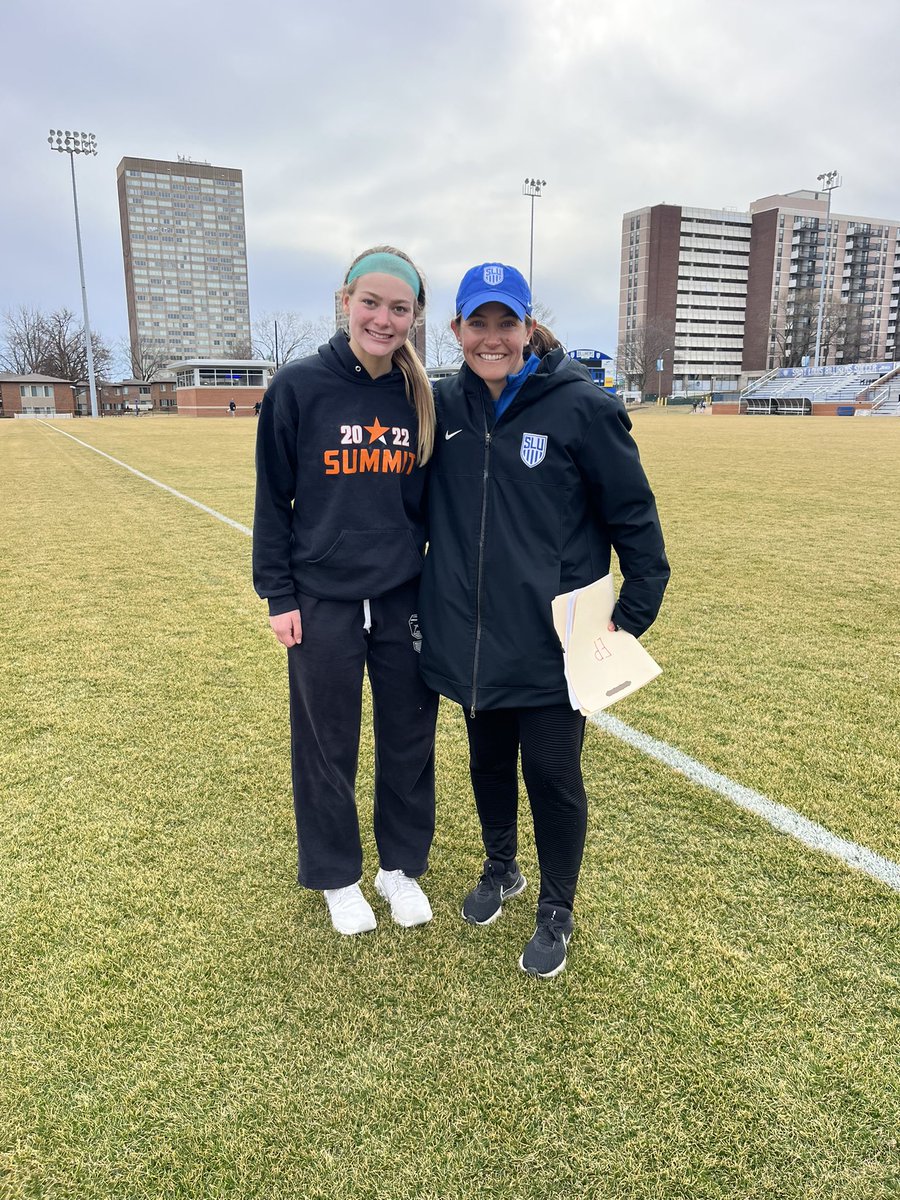 MariaDomian's tweet photo. Had the best time yesterday at @SLUWSoccer ID clinic! Thank you @kshields12 for hosting such an amazing camp! Roll Bills💙👏🏼🔥 @ImYouthSoccer @ImCollegeSoccer @ECNLgirls @summitsoccer026 https://t.co/TXefd2OIa1