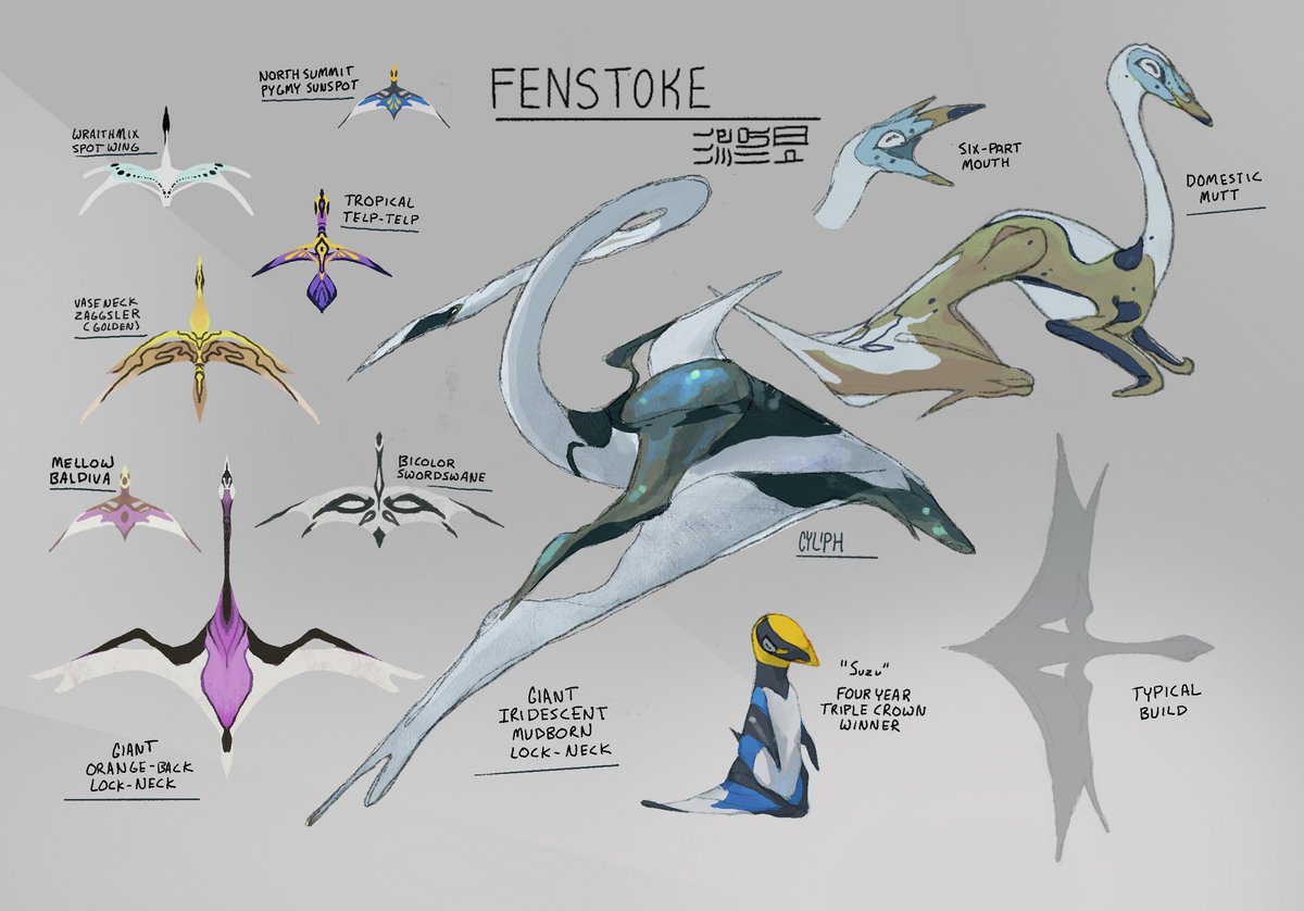 Cyliph's tweet photo. Personal work for a world building project

Meet the fenstokes! A domestic breed of pet popular for its coloration, disease hardiness, and friendly disposition.

Read more at https://t.co/onpGzbcQZj or https://t.co/FqXkseEvtO https://t.co/eQDpTcByBz