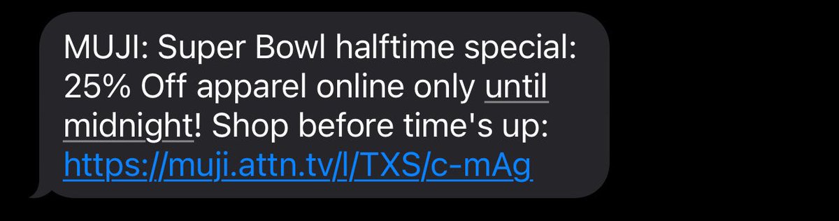 Meanwhile… Muji of all people