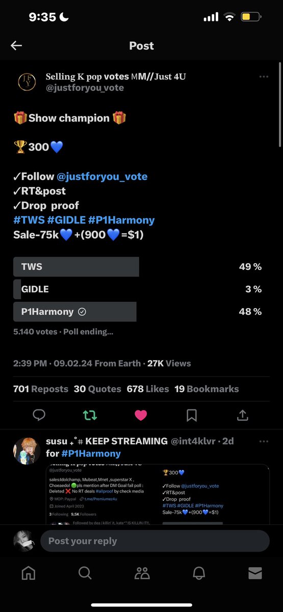 keonisgf's tweet photo. @justforyou_vote for #P1Harmony https://t.co/NW6XQkcIoo
