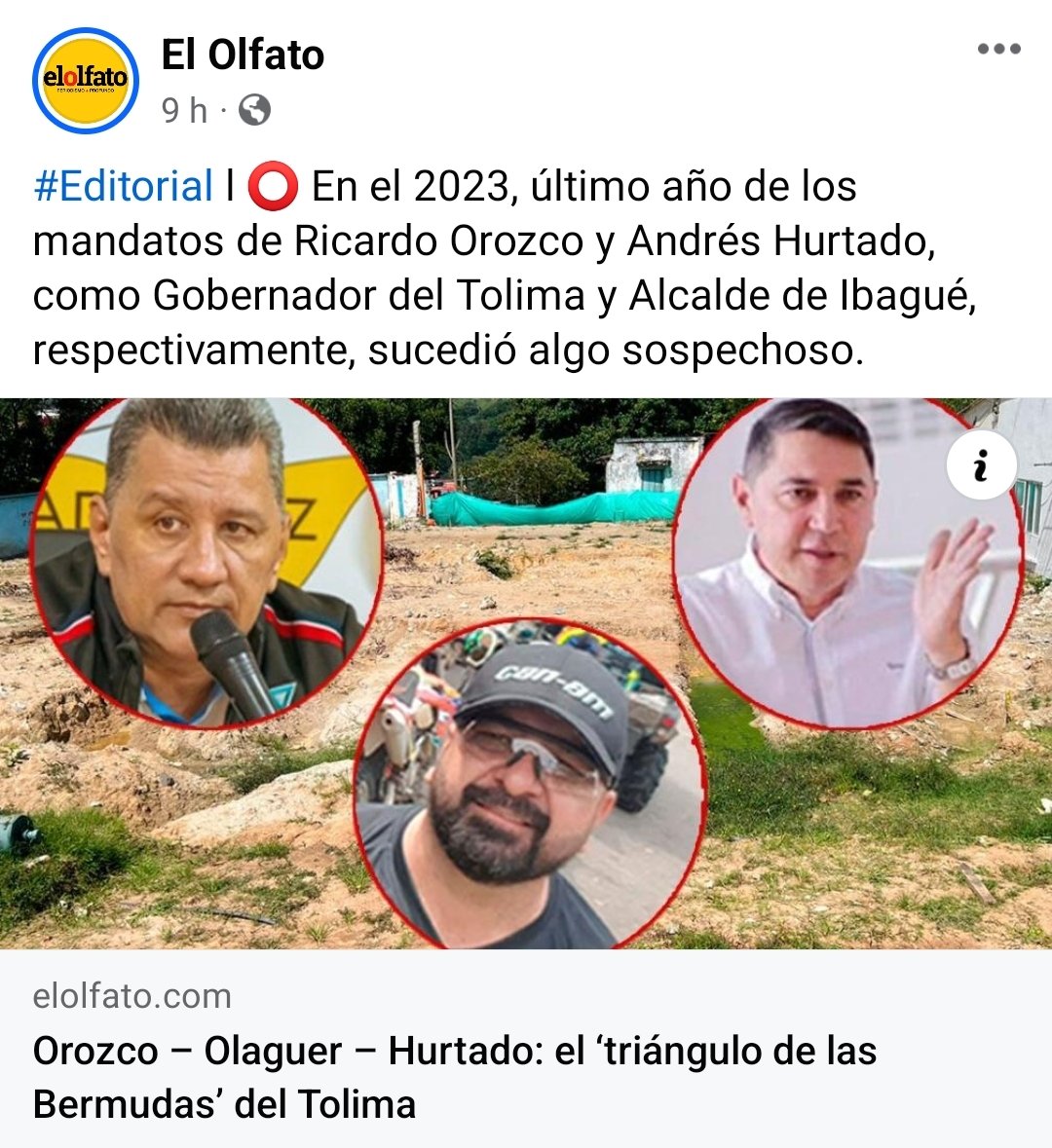 Los actuales caciques del Tolima hieden a mortanga de CORRUPCIÓN.Tanto el Altísimo <a href="/OscarBarretoTol/">Óscar Barreto</a> como sus 'delfines': el expolicía investigado por intento de homicidio <a href="/RicardoOroz2/">Ricardo_Oroz</a> al igual que El Pedro El Escamoso de Lérida <a href="/AndresHurtadoL/">Andrés Hurtado 🇱🇹</a>, supuran PUS putrefacta: Por un