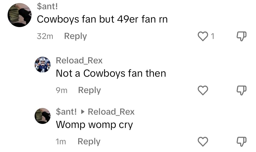 ReloadRex2's tweet photo. Like bro this breed of NFL fans are so weird https://t.co/0Ps34kQ0f9