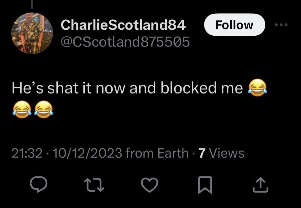 TheTradingSheep's tweet photo. @CarlosDangerX @AgentP22 @SNPfail @CScotland875505 @Fyrishsunset In his own words Carlos 

😂😂

#FatFail https://t.co/sA39mOMeyr