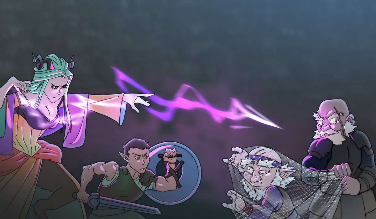 Trying to get caught up with #criticalrole while working through old sketches 

#criticalrolefanart