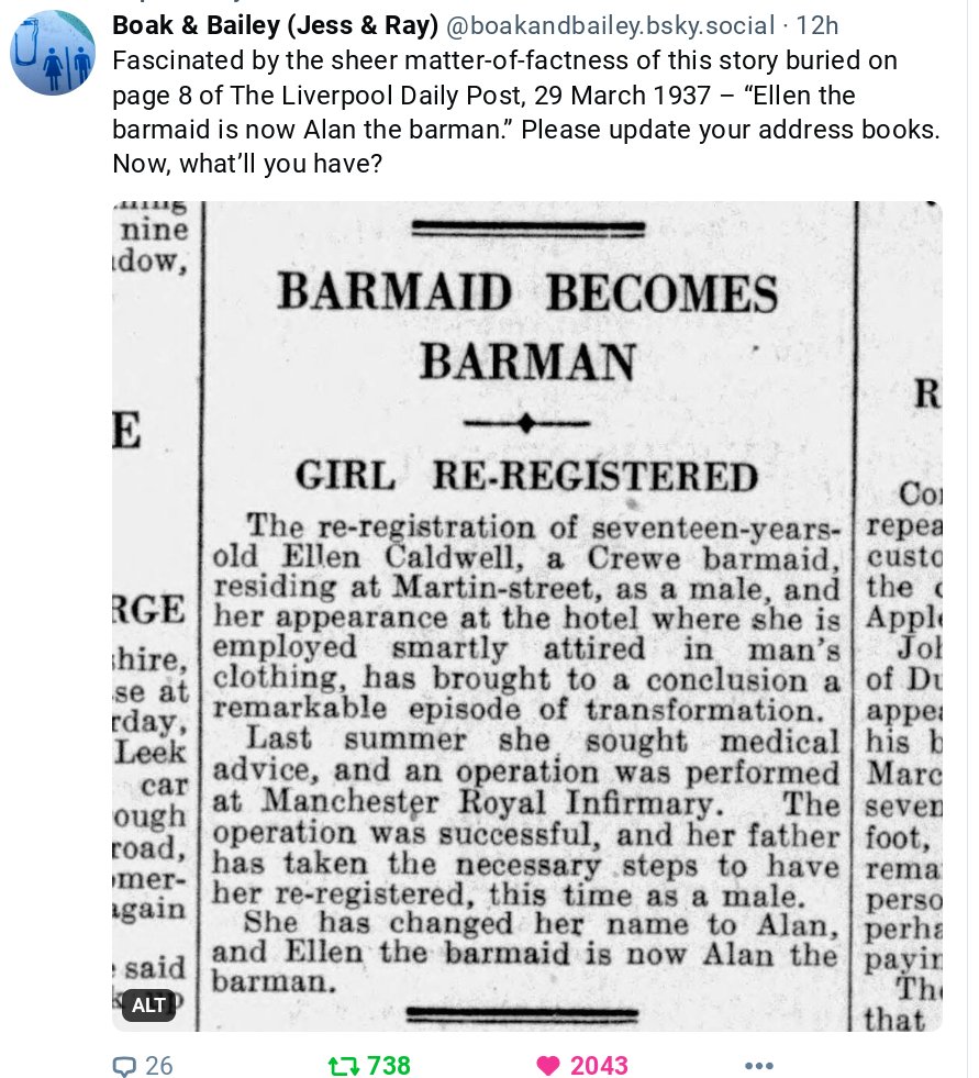 Lots47's tweet image. #LGBTQ #LGBTQIACourageAndStrength 

Good for Allan. I hope he had a happy life.