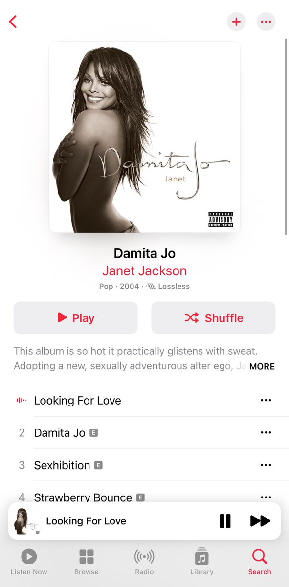 This is my 1st time using Apple Music but it is damn sure well worth it to support my fave & help her get to #1 on the charts #DamitaJoChartWeek #JusticeForDamitaJo #StreamDamitaJo 🔥🤍