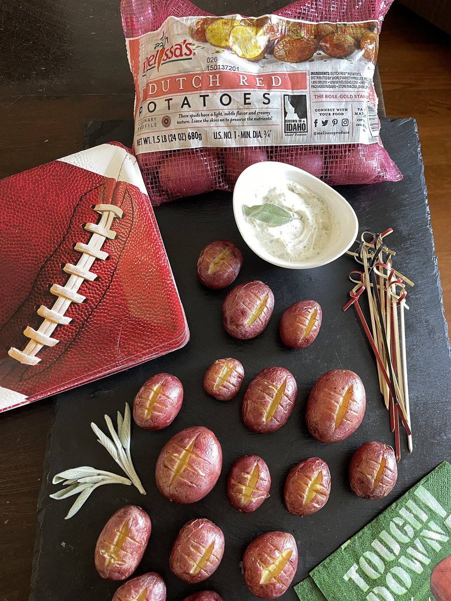 You see baby red potatoes; I see footballs. 😜 🏈 🥔❤️ <a href="/MelissasProduce/">Melissa's Produce</a> #SuperBowl2024