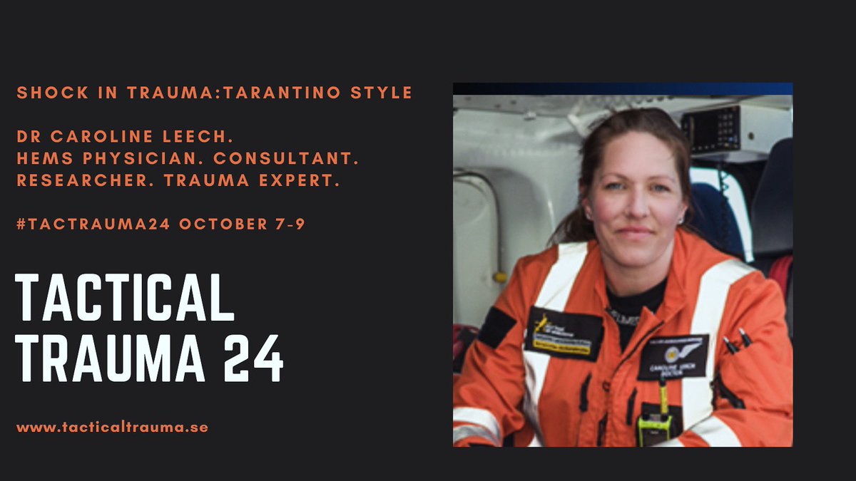 TacTrauma's tweet image. ”Shock in trauma: Tarantino style” with @LeechCaroline 
#TacTrauma24 #phem #phcc