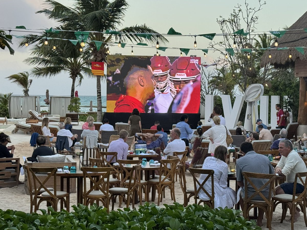 Lions couldn't be in the Super Bowl… I'll take watching it on the beach in Mexico as a nice second place option.