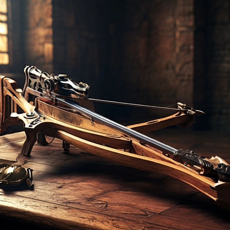 Instagram --> buff.ly/3OE9yzU
🌟Medieval Crossbow 🌟

#Crossbow #MedievalWeapon #RangedPrecision #BowAndArrow #AncientTechnology #aiart #digitalart #aiartists #aigeneratedart #conceptart #abstractart #modernart #aiartwork #aiartco