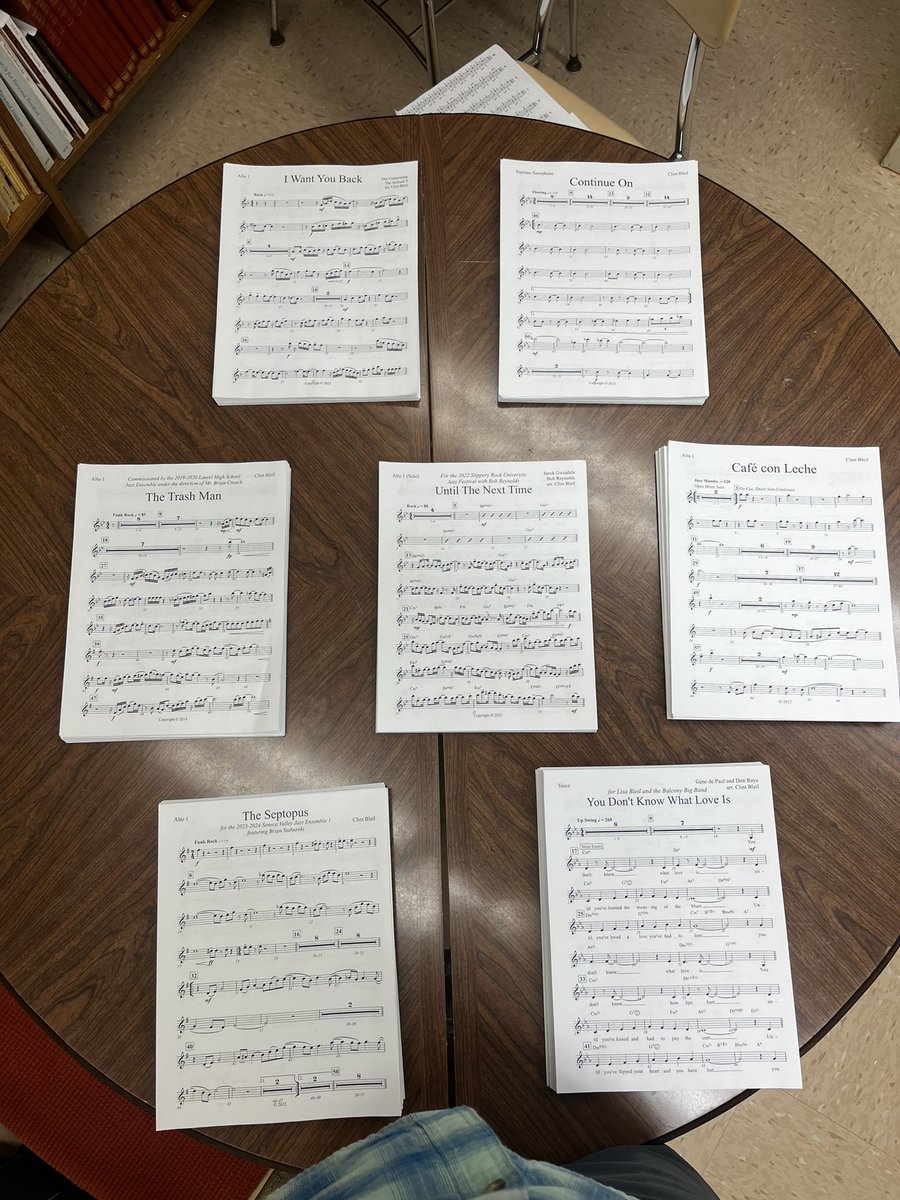 WJMusicDept's tweet photo. Just a quick music post to break up your Super Bowl-heavy news feed! Check out these fine looking charts for Professor Clint Bleil’s faculty recital, this Thursday at 7:30 at Olin Theatre on W&amp;J’s campus. Hope to see you there! https://t.co/ig671w5t9w