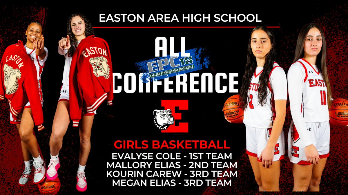 Congratulations to our EPC All-Conference selections for Girls Basketball! #RoverPRIDE