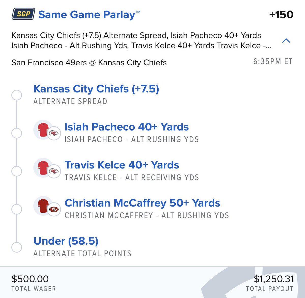TheArbFather's tweet photo. 🚨 GIVEAWAY 🚨 @OddsJam 

Let’s try my Birthday / Super Bowl luck on a Degen parlay 😈

IF this parlay hits I will give 3 people $50 + an Oddsjam Hat or Shirt who do the following 👇

1. RT this tweet 🤝🏼
2. Follow Me @TheArbFather 
3. Comment Below who you think wins 🏈 https://t.co/bEV25noPvY