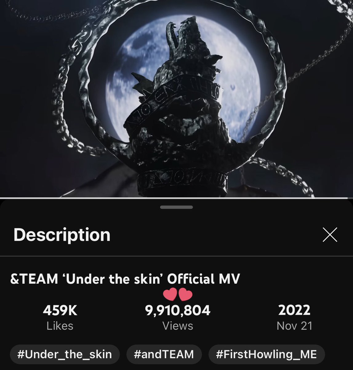 HYBEJPBoyStream's tweet photo. CURRENT STREAMING GOALS
this week:

🎯4M streams on LUNÉ CHANNEL @STATIONHEAD

🎯10M views on YouTube for &amp;TEAM’s #Under_the_skin MV

Please repost &amp; post❣️

👉UTS🔗 https://t.co/HiS9wDYgik

#andTEAM
#UnderTheSkin_Roadto10M

👉🎧🎶🔗 https://t.co/64NEflFVin

#STATIONHEAD_andTEAM https://t.co/4WcVPYZO9U