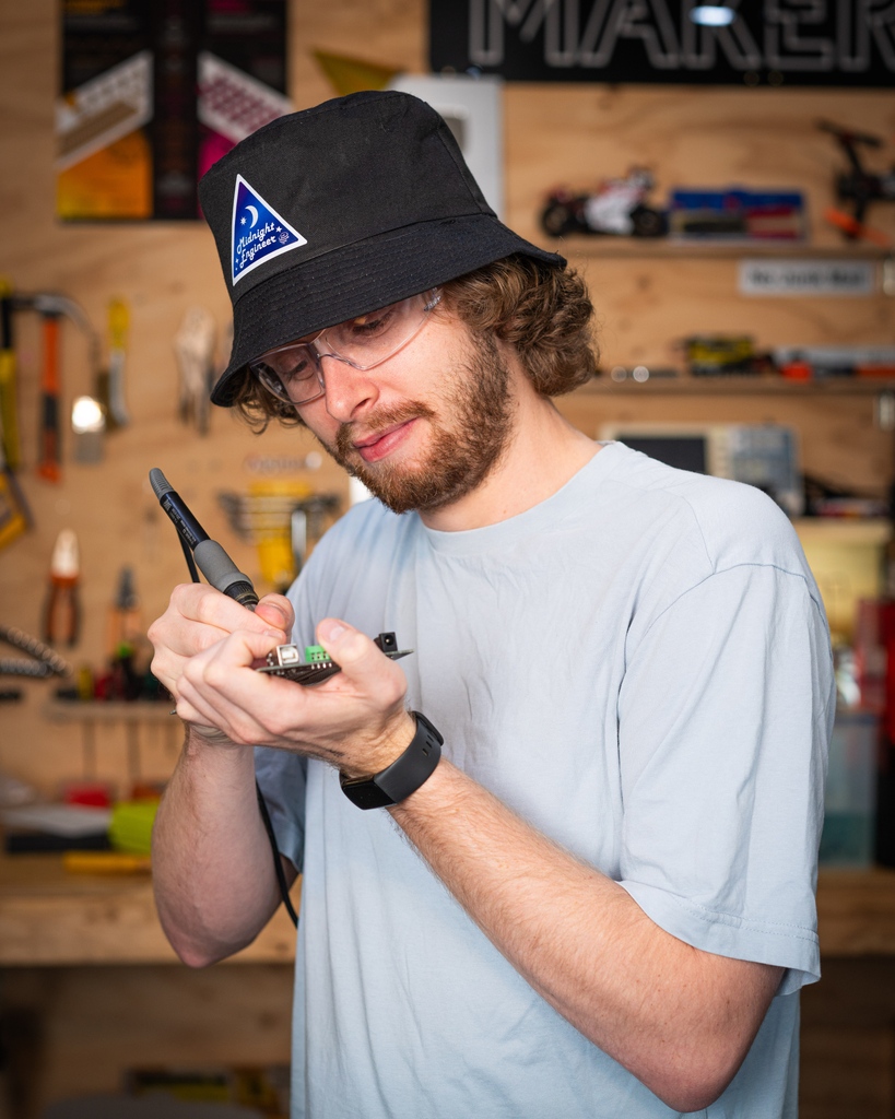 CoreElecAU's tweet image. Keep your noggin safe from the sun when you finally emerge from your workshop after another late night making session. Our new #MidnightEngineer #BucketHat will let everyone know your kind of a big deal on the #CoreElectronics Forum. coreelec.io/z0