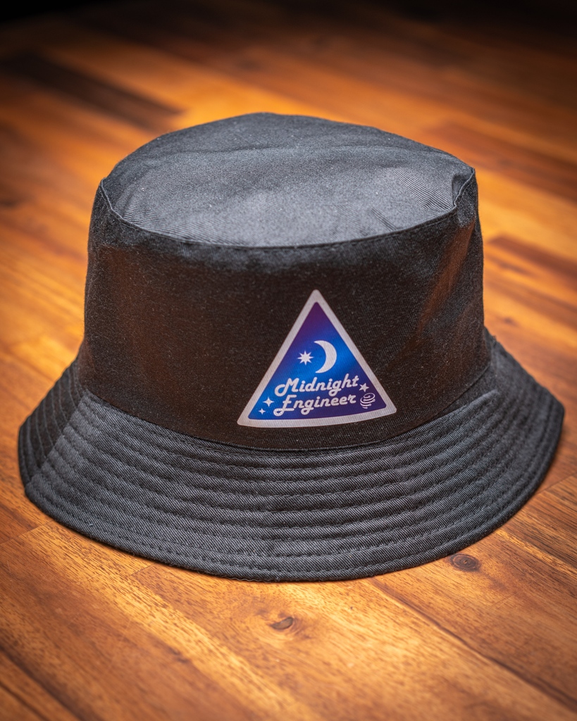 CoreElecAU's tweet image. Keep your noggin safe from the sun when you finally emerge from your workshop after another late night making session. Our new #MidnightEngineer #BucketHat will let everyone know your kind of a big deal on the #CoreElectronics Forum. coreelec.io/z0