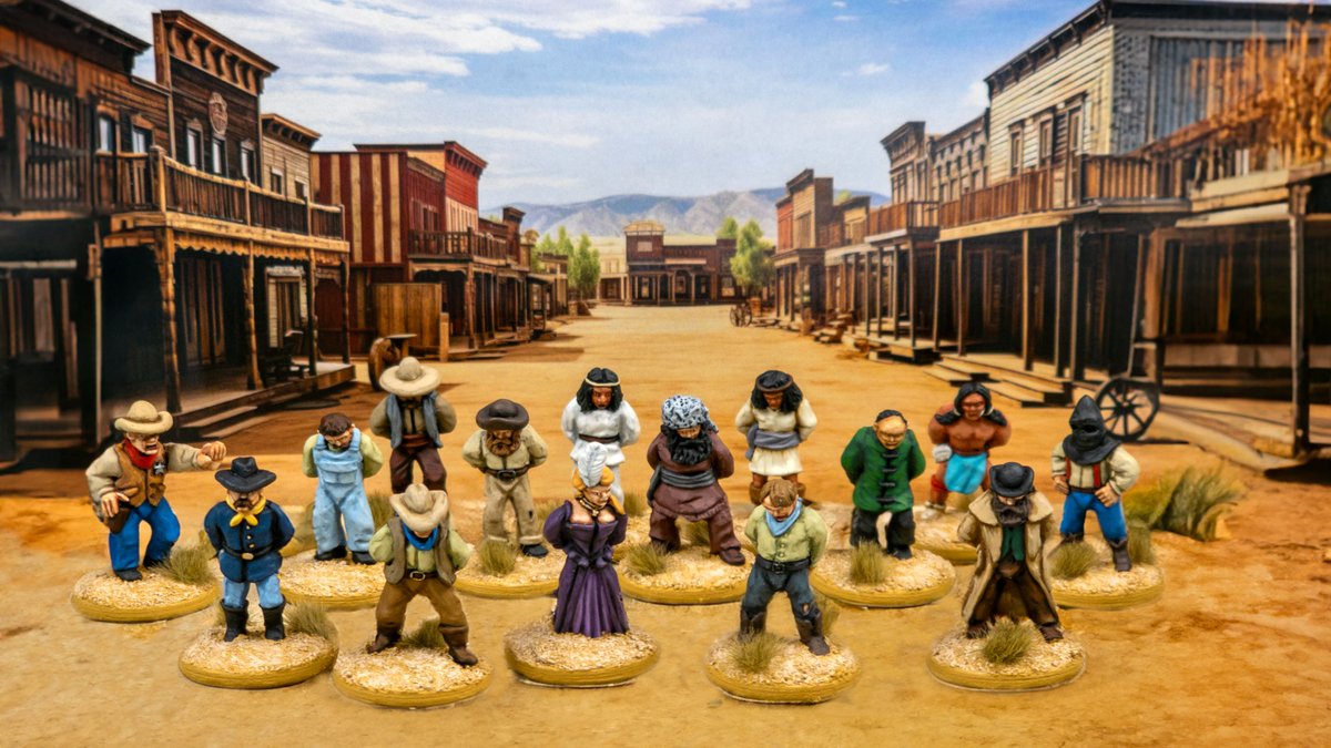 Beautiful new prisoner miniatures to spice up your Old West Games! badgergames.com/product/pontoo… #wargaming #oldwest #wildwest