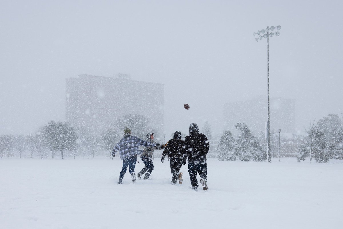 TexasTech's tweet photo. Sunday Funday ☃️ https://t.co/Kl0rjeLbcy