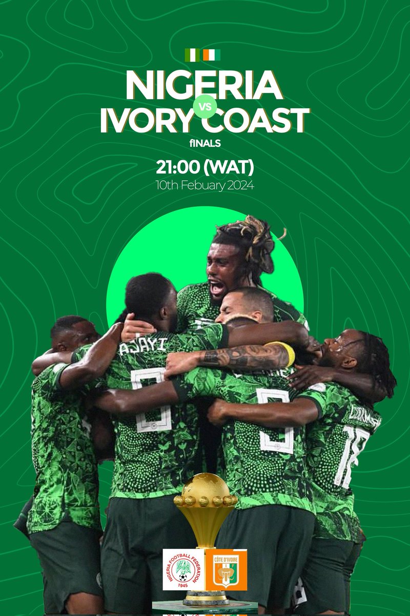 ada_Akin's tweet photo. I predicted Nig 2 -0 Ivcoast on all platforms that I can. Make all of Una dey ready my money 😃 #AFCONFinal #Refree . Eagles lets wrap it up in the 2nd half https://t.co/xT9lODTn01