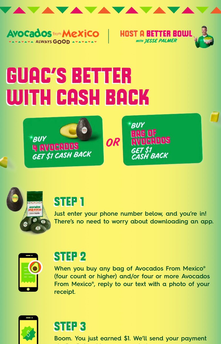 I spin the @AvosFromMexico #Spintowin Wheel of Goodness and got cash back on my avocados. This is awesome because I bought so many to make #guac for the big game! Try it > avocadosfrommexico.com/big-game/bette… #BetterBowl #gno