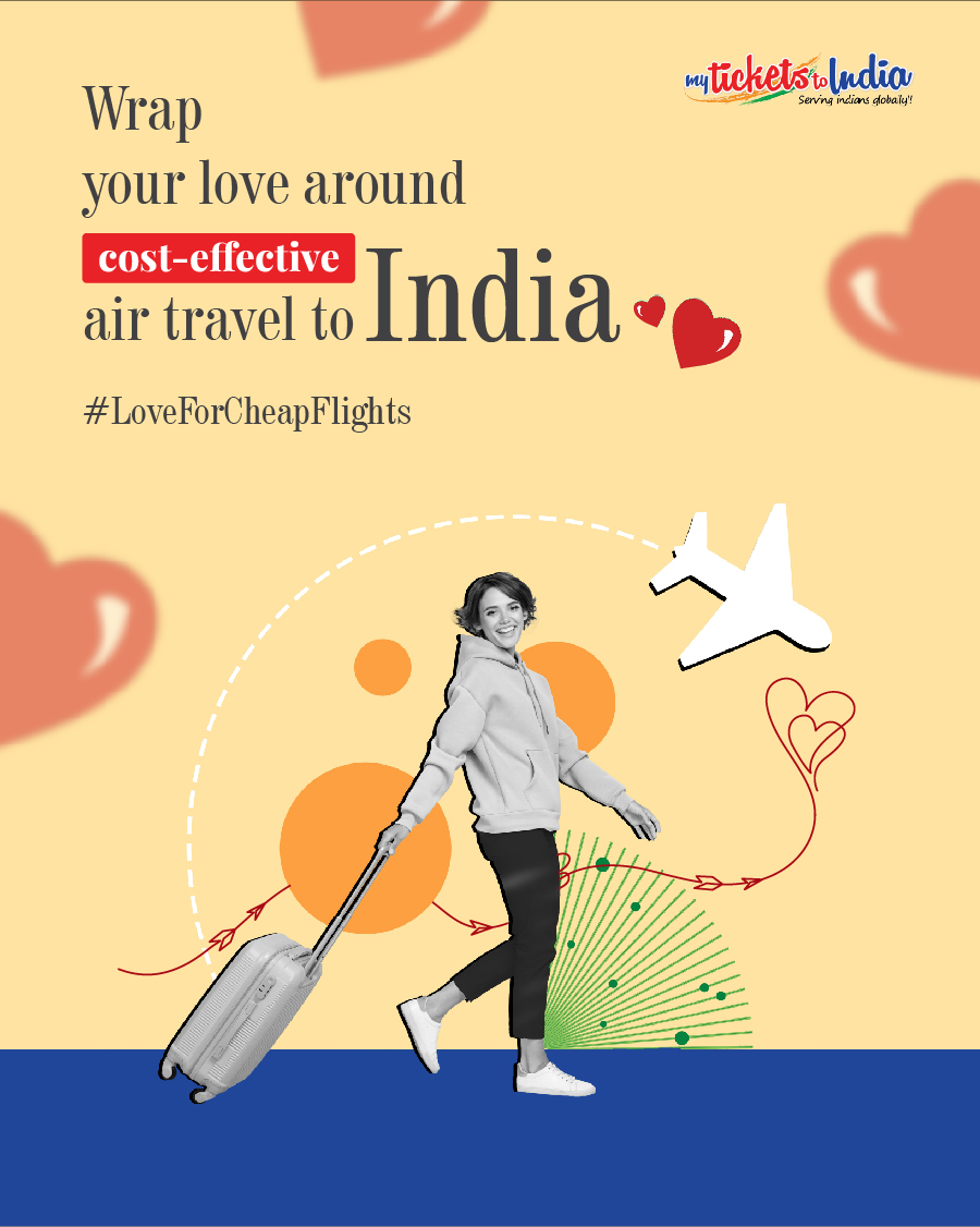Grab the easy opportunities to #travel to India without spending a fortune. Our pocket-friendly #airfares let you hug your #homeland while keeping your budget intact.🤗✈️ #LoveForCheapFlights
.
.
#australianindians #pravasi #indiansinaustralia #indianinaustralia #valentines #fly