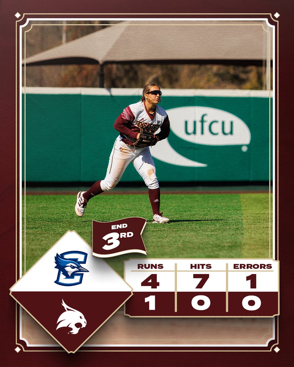 TXStateSoftball's tweet image. &apos;Cats down 4-1 at the end of 3 #EatEmUp