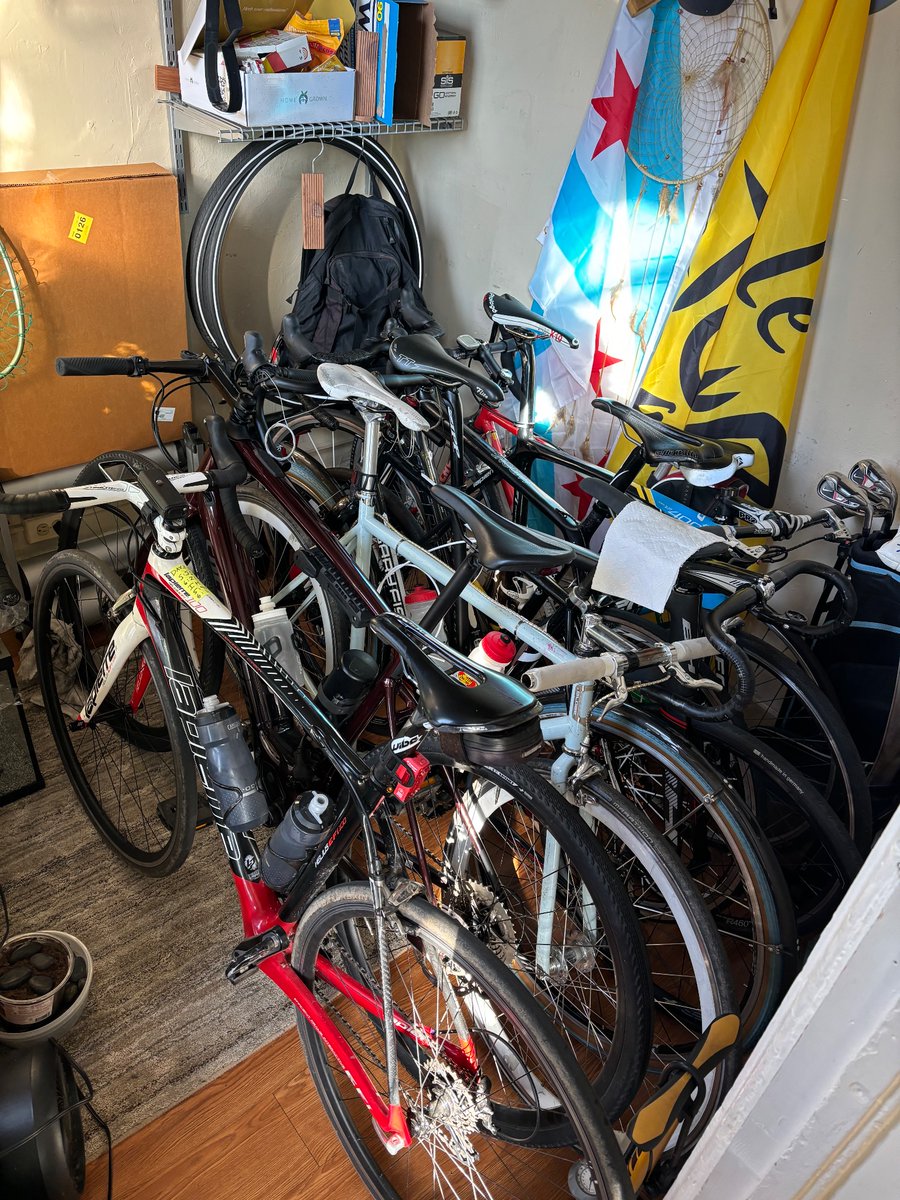 All my bikes… I swear I use them all