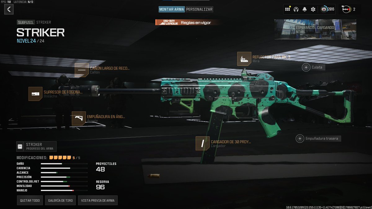 #ModernWarfare3 #loadout

¿Qué te parece esta STRIKE compartida en el discord de CODSpain?