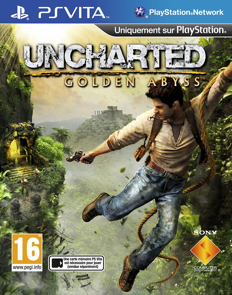 Wrongnu's tweet photo. Hejo guys, just finished #Uncharted #GoldenAbyss and lemme tell you, it was INCREDIBLE: By far the best #PSVita #Videogame ever, amazing graphics given the system, and I liked it MUCH more than Uncharted 1. They called it the 1.5 episode of the series, and I agree. Awesome game. https://t.co/DuLy6ujcpv