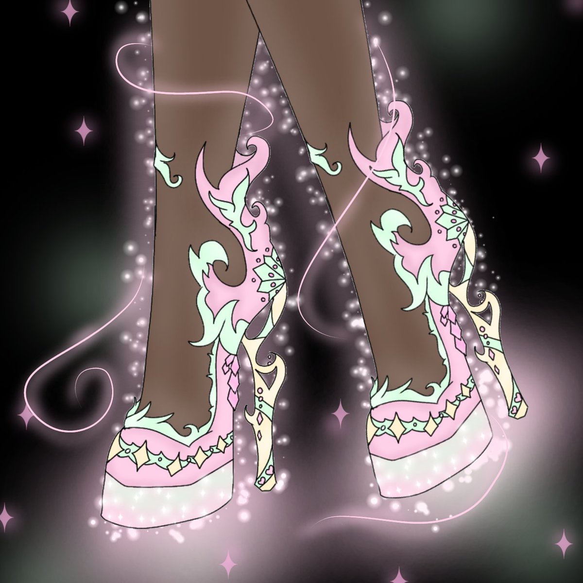 RoseIkon__'s tweet photo. β¨πΈ Fluorescent Eternal Love Heels πΈβ¨
"Walk through the star field with eleganceππΈ"
Concept for:
@AstroRenaissan
#astrorenascense #royalehigheverfriend #royalehighcampus3 #playrk2 #everfriend #conceptart #royalehighgw #royalehigheverfriend https://t.co/kSIfEFLoCJ