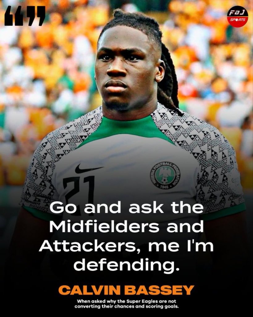 _AsiwajuLerry's tweet photo. Calvin Bassey, a man of his words!!! https://t.co/BhCCgOQWO1