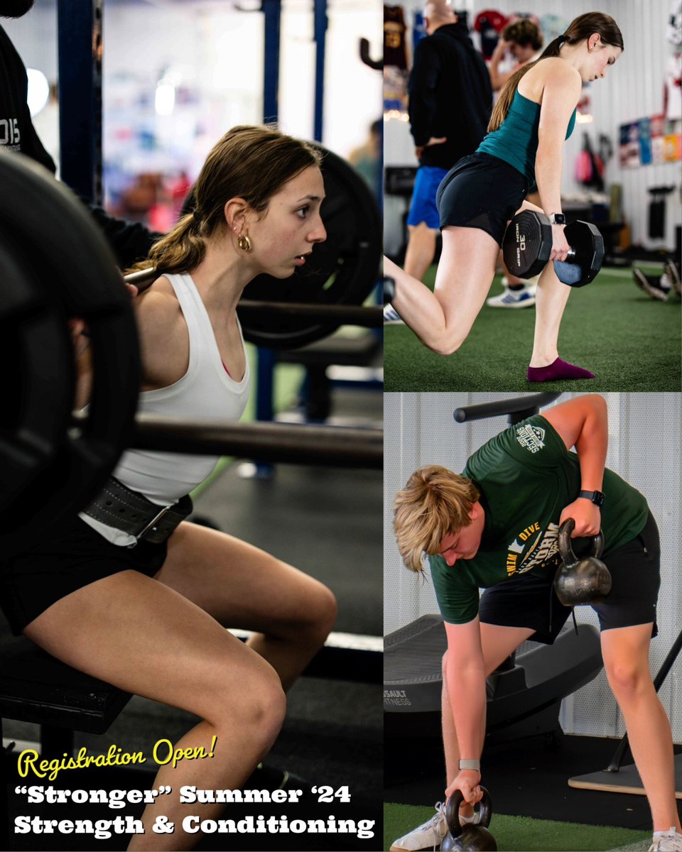 TroisTraining's tweet photo. Summer '24 Registration is open!

https://t.co/zLZYFFtUTc

"Stronger" 3 Day Speed, Strength, &amp; Conditioning Program
"Faster" 2 Day Speed Program
"Higher" 2 Day Vertical Jump Program

Questions? Email coachschimenek@gmail.com! 

#Summer2024 #AthleteFamily #DotheWork https://t.co/bveBy5tW3B