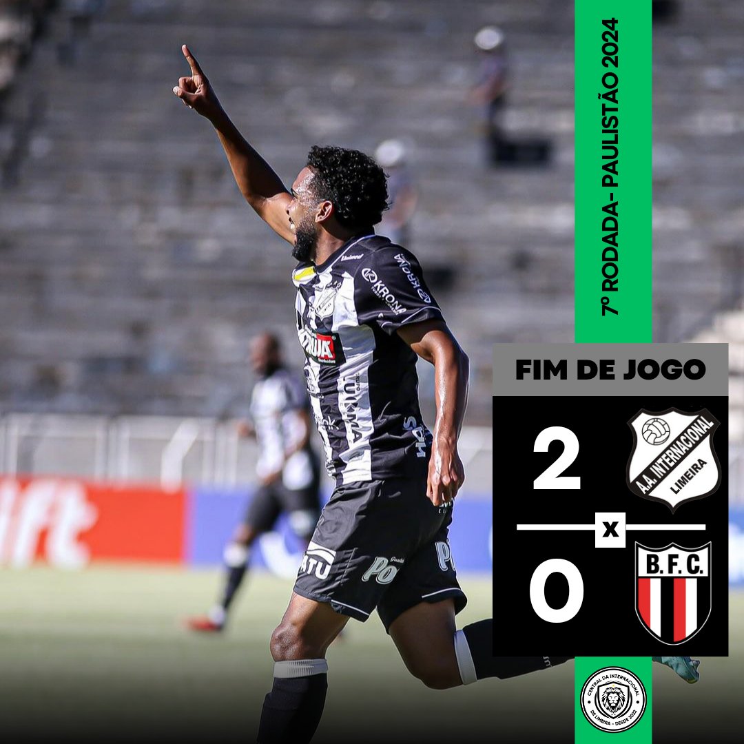 central_ITL's tweet photo. FIIIIIIIIIIIM DE JOGO!

A Inter venceu o Botafogo por 2 a 0 no Limeirão.

⚽ Lucas Buchecha
⚽ Gustavo Buchecha

A Internacional retornará à campo na próxima quinta-feira (15), diante do Botafogo no Limeirão às 19h00. https://t.co/XU9rSiTpny