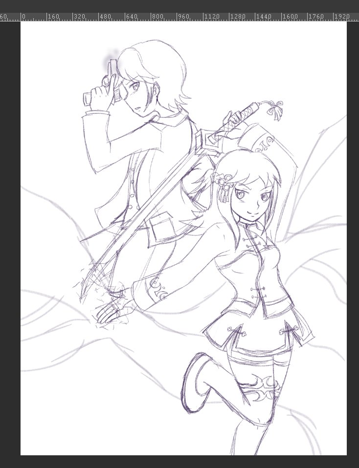 FantasyMayu's tweet photo. WIP of some of my original characters work after a long while!
Man, it's been too long since I last drew my best girl properly, this time coming with some new character for a new story I'm working on! >=3 https://t.co/pICrnfKWq3