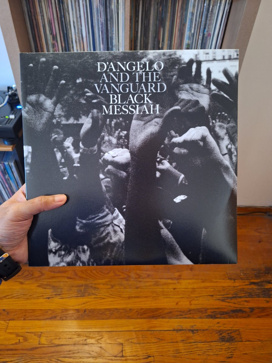 brandonousley's tweet photo. Album of the day. D'Angelo is 50. It's still unreal the sonic and musical masterclass that is Black Messiah approaches its 10th anniversary this year. A true progressive soul opus, these songs flow together as a suite, building both mood and momentum. Astonishing work. https://t.co/EOLDfq4jYv