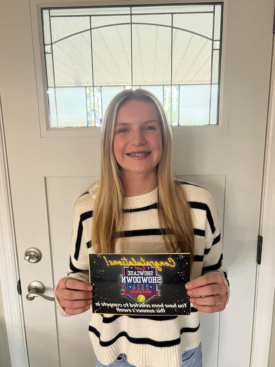 Level Up Sports (@lvlupsportsx) on Twitter photo 🚨Braylee is in!!!! 🚨
She is a c/o 2026 from Altoona, AL. Braylee plays OF/P for Fusion 07 National.
Welcome to the showdown, Braylee! We are excited to have you.
Follow us on Twitter/X <a href="/LvlUpSportsX/">Level Up Sports</a> 🚨Braylee is in!!!! 🚨
She is a c/o 2026 from Altoona, AL. Braylee plays OF/P for Fusion 07 National.
Welcome to the showdown, Braylee! We are excited to have you.
Follow us on Twitter/X <a href="/LvlUpSportsX/">Level Up Sports</a>